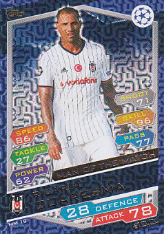 Ricardo Quaresma Besiktas JK 2016/17 Topps Match Attax CL Man of the Match #MM19